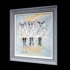 The Fluffy Trio - Original - SOLD by artist Rozanne Bell - Wyecliffe Galleries