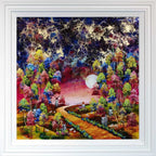 The Golden Winter Sky - Original - SOLD by artist Rozanne Bell - Wyecliffe Galleries