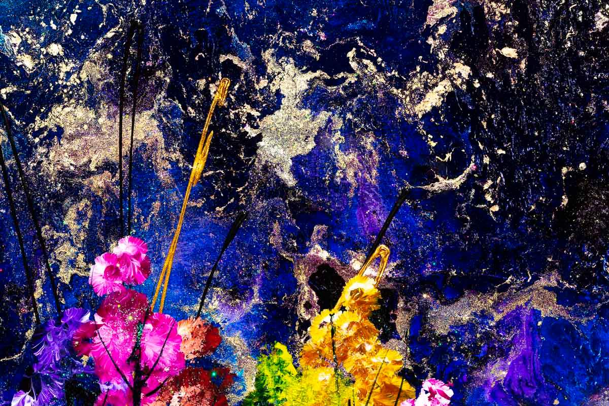 The Harvest Moon - Original - SOLD by artist Rozanne Bell - Wyecliffe Galleries