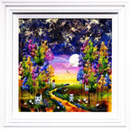 The Harvest Moon - Original - SOLD by artist Rozanne Bell - Wyecliffe Galleries