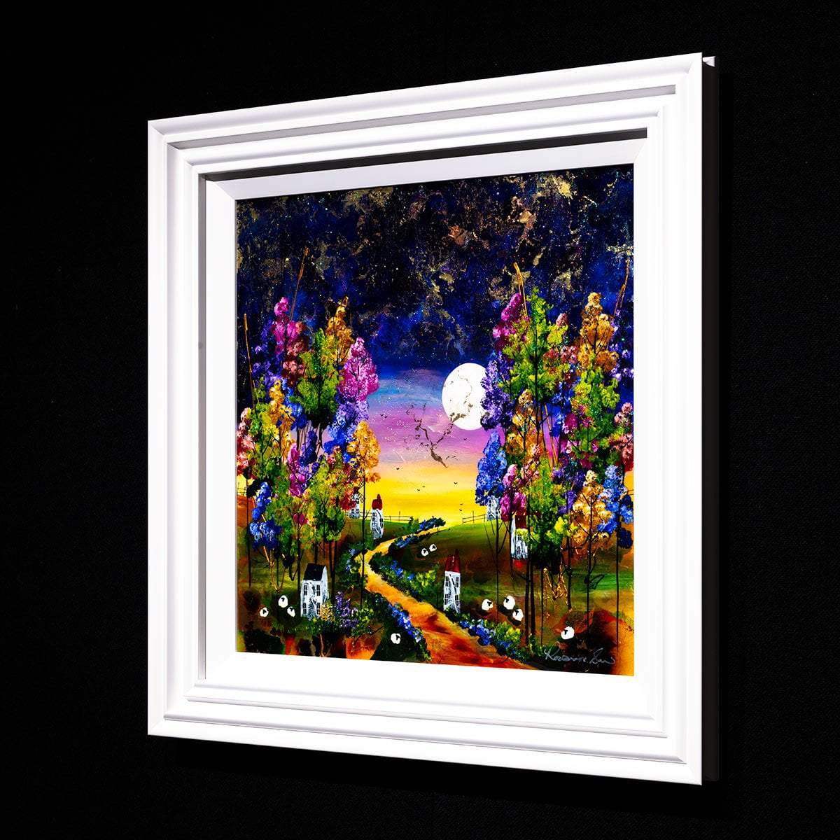 The Harvest Moon - Original - SOLD by artist Rozanne Bell - Wyecliffe Galleries