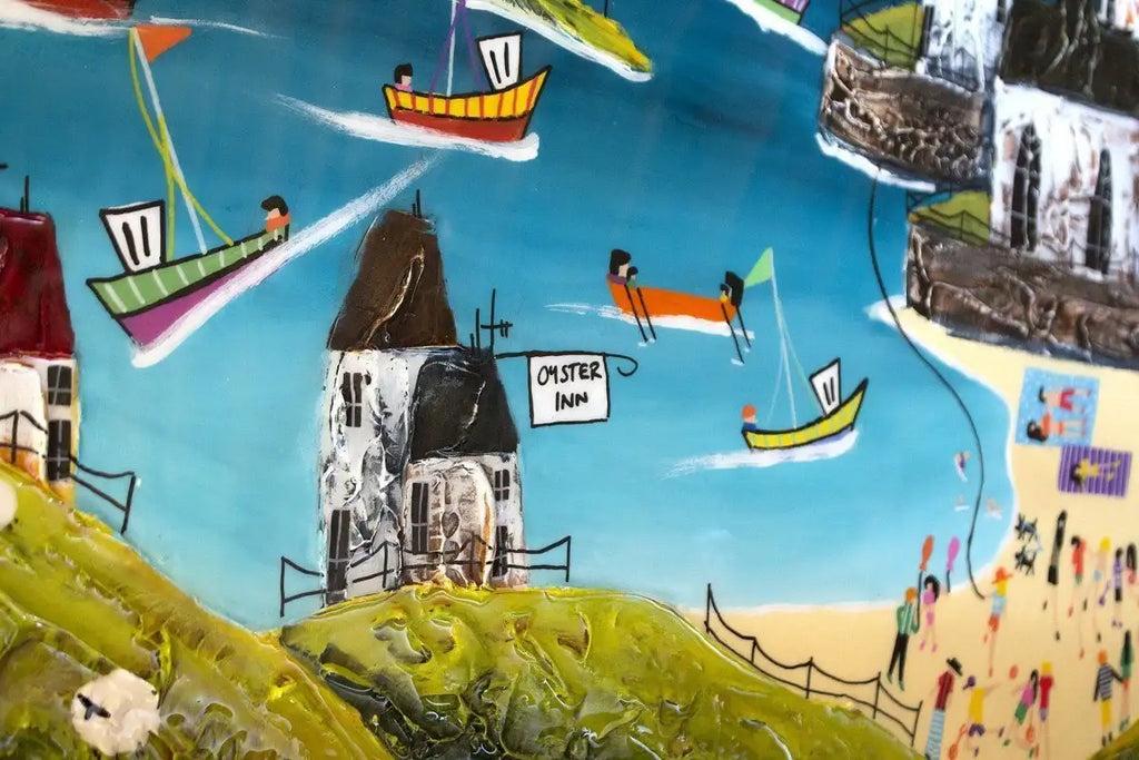 The Oyster Inn - SOLD by artist Rozanne Bell - Wyecliffe Galleries