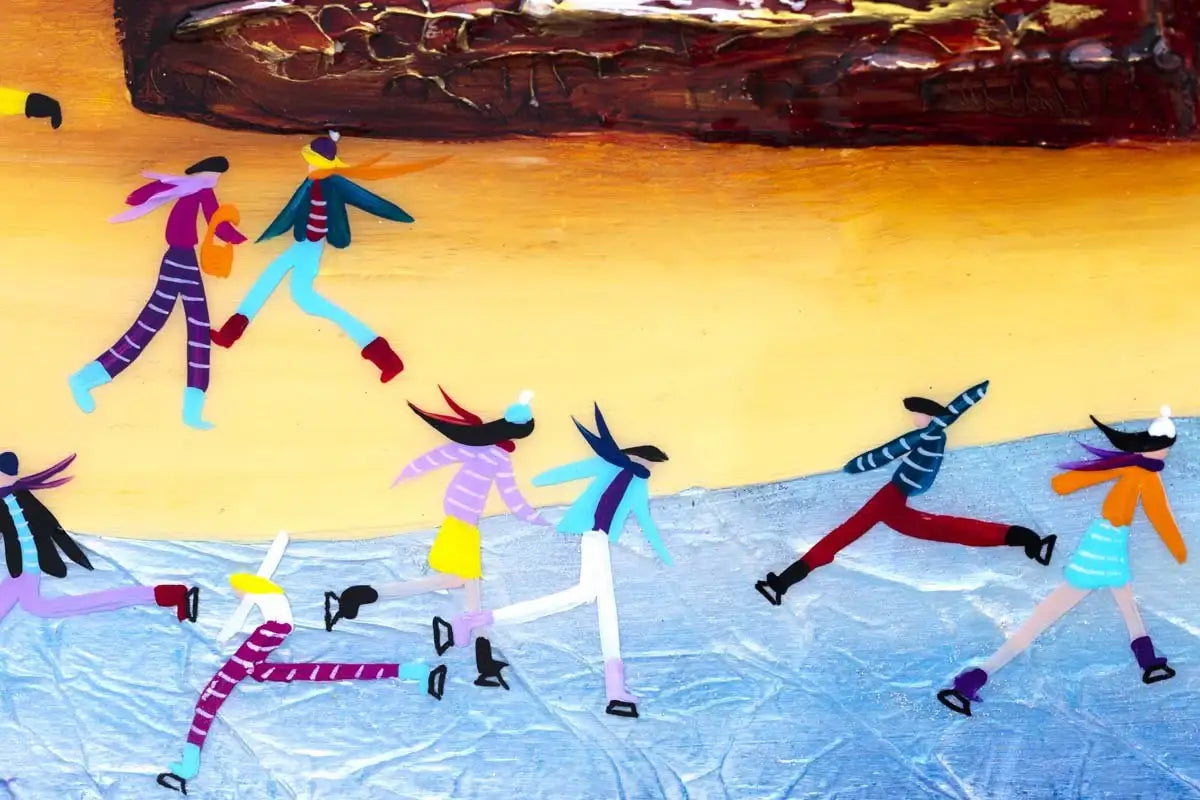 The Perfect Time of Year - Original by artist Rozanne Bell - Wyecliffe Galleries