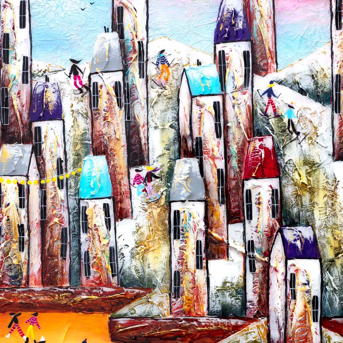 The Perfect Time of Year - Original by artist Rozanne Bell - Wyecliffe Galleries