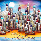 The Perfect Time of Year - Original by artist Rozanne Bell - Wyecliffe Galleries