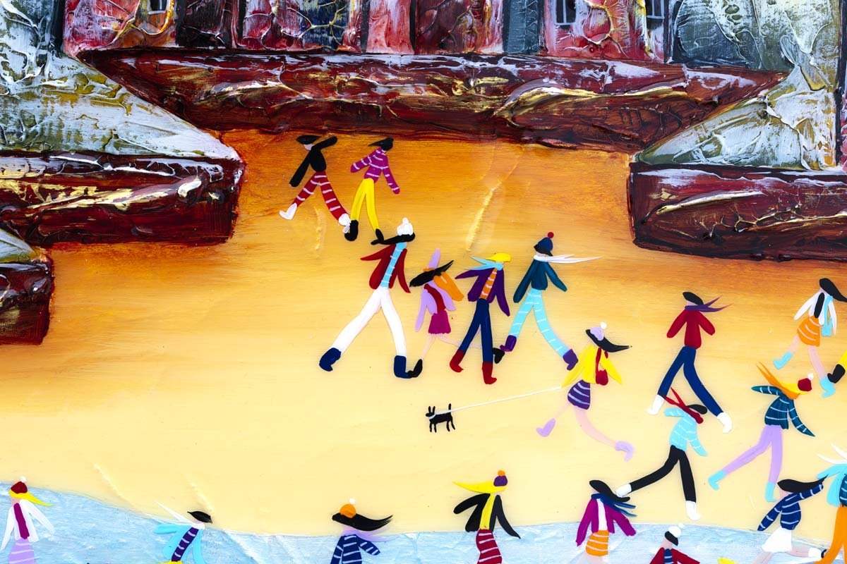 The Perfect Time of Year - Original by artist Rozanne Bell - Wyecliffe Galleries