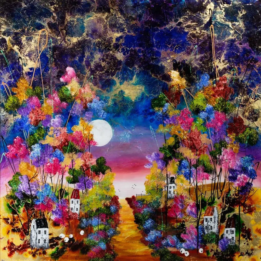 The Road Home - SOLD by artist Rozanne Bell - Wyecliffe Galleries