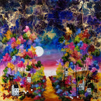 The Road Home - SOLD by artist Rozanne Bell - Wyecliffe Galleries