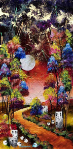 The Road Less Travelled - SOLD by artist Rozanne Bell - Wyecliffe Galleries