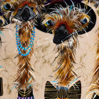 The Shelby Family - Original - SOLD by artist Rozanne Bell - Wyecliffe Galleries