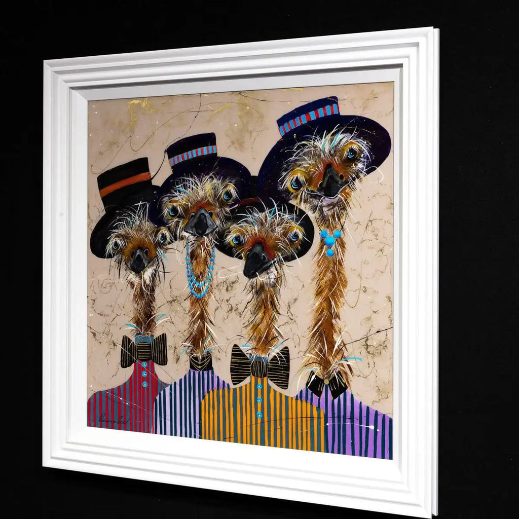 The Shelby Family - Original - SOLD by artist Rozanne Bell - Wyecliffe Galleries