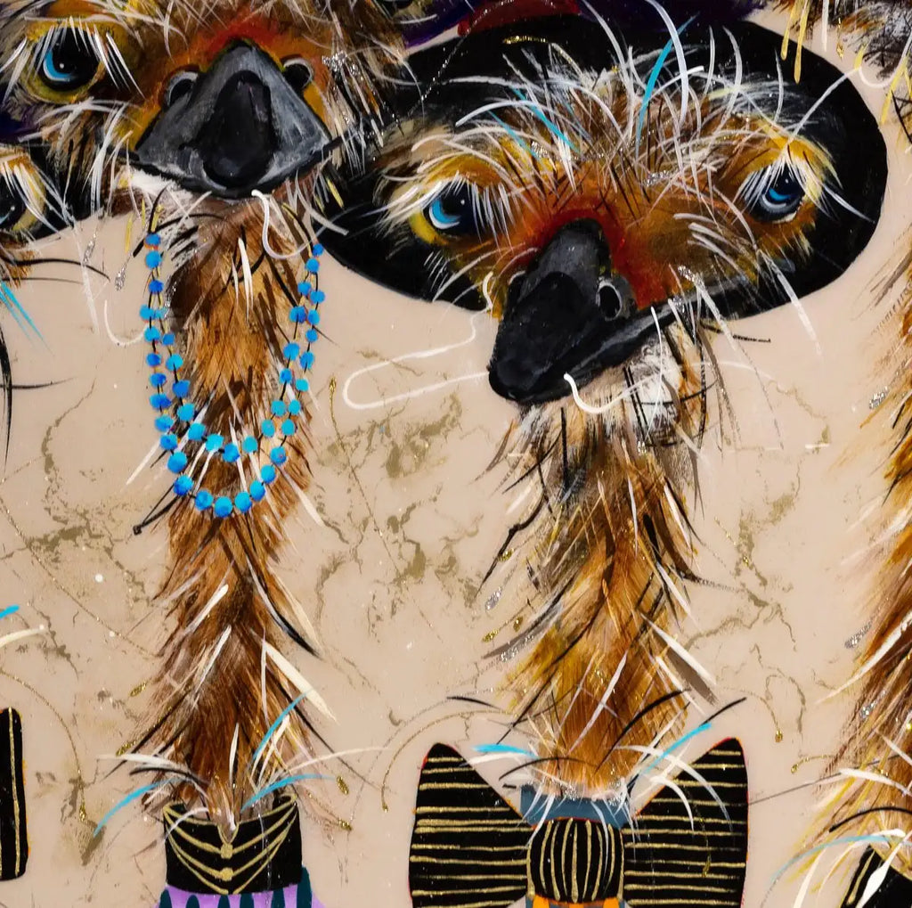 The Shelby Family - Original - SOLD by artist Rozanne Bell - Wyecliffe Galleries