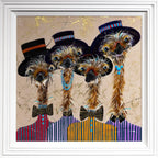 The Shelby Family - Original - SOLD by artist Rozanne Bell - Wyecliffe Galleries