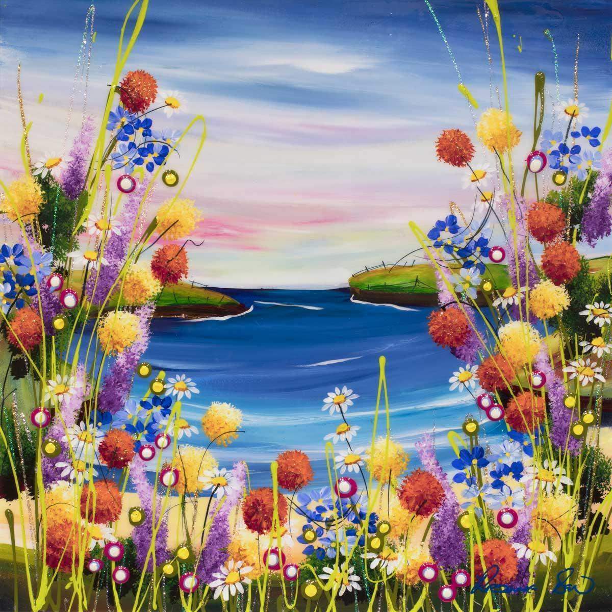 The South Coast - SOLD by artist Rozanne Bell - Wyecliffe Galleries