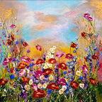 The Spirit Of Spring - SOLD by artist Rozanne Bell - Wyecliffe Galleries