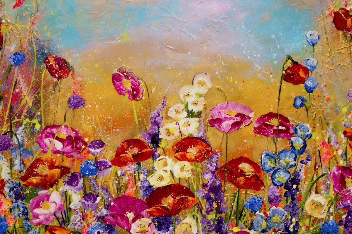 The Spirit Of Spring - SOLD by artist Rozanne Bell - Wyecliffe Galleries