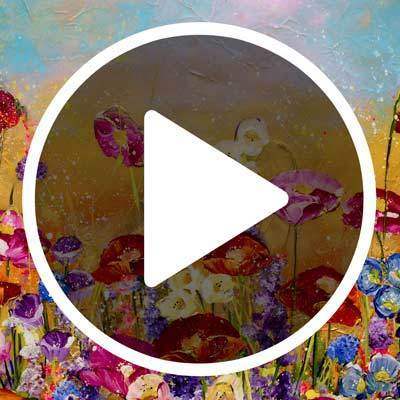 The Spirit Of Spring - SOLD by artist Rozanne Bell - Wyecliffe Galleries