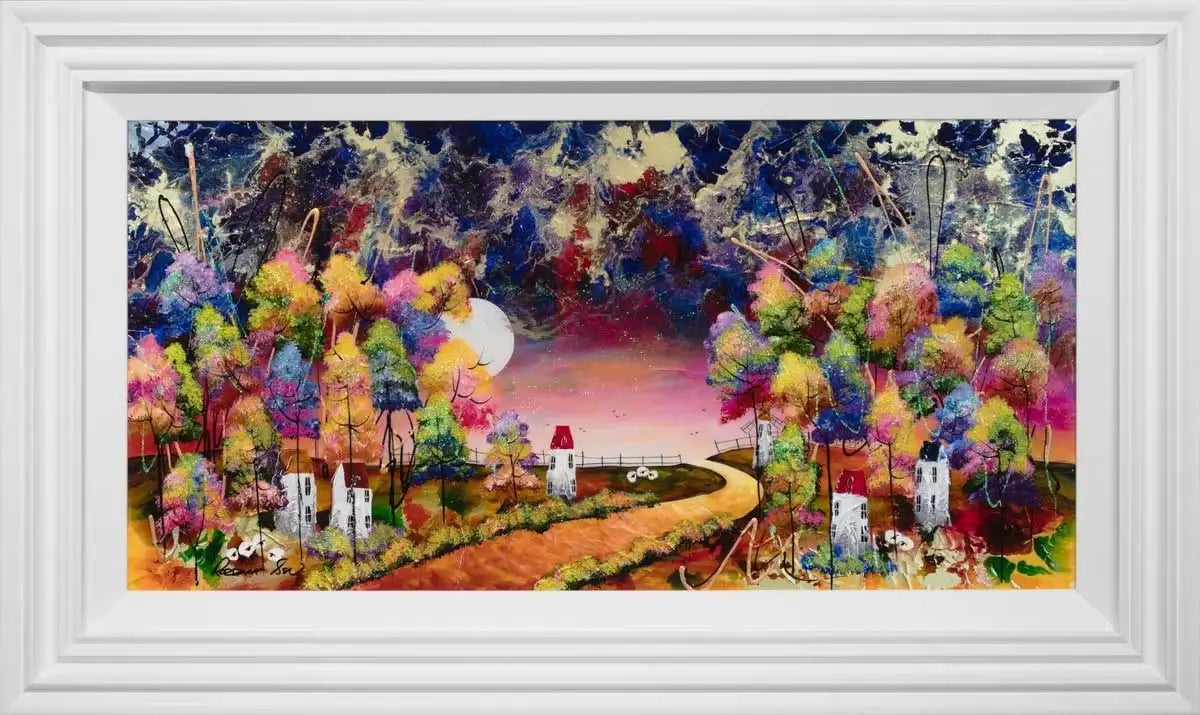 The Stars Watch Over - SOLD by artist Rozanne Bell - Wyecliffe Galleries