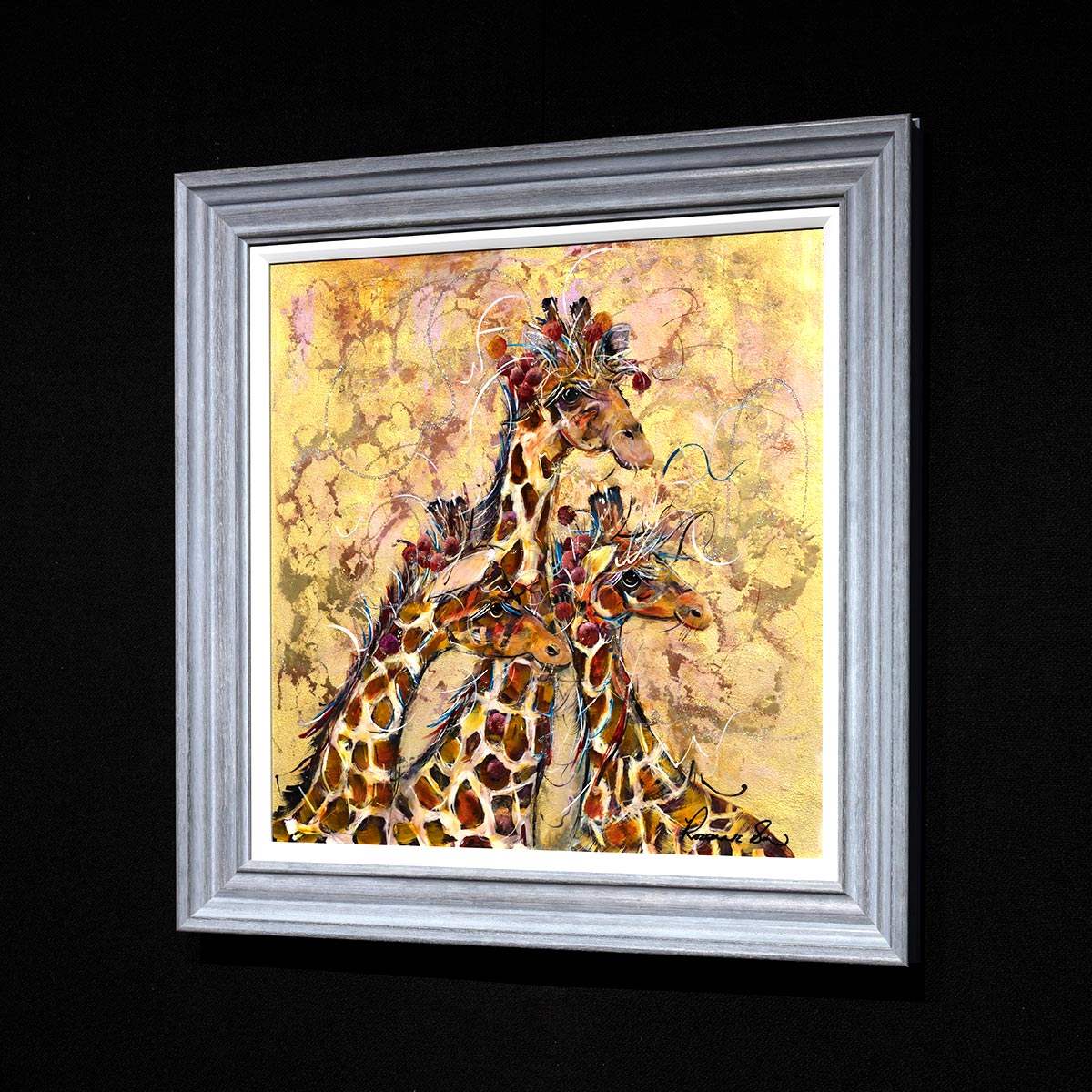 The Trio - Original - SOLD by artist Rozanne Bell - Wyecliffe Galleries