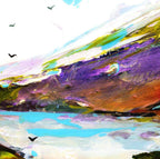 The Valley Blooms - Original - SOLD by artist Rozanne Bell - Wyecliffe Galleries