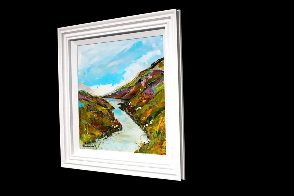 The Valley Blooms - Original - SOLD by artist Rozanne Bell - Wyecliffe Galleries