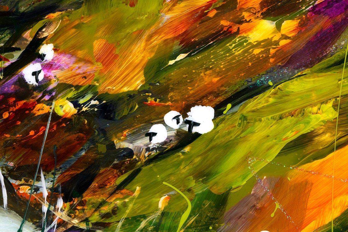 The Valley Blooms - Original - SOLD by artist Rozanne Bell - Wyecliffe Galleries