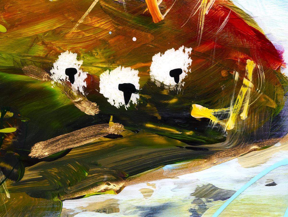 The Valley Blooms - Original - SOLD by artist Rozanne Bell - Wyecliffe Galleries