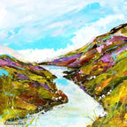 The Valley Blooms - Original - SOLD by artist Rozanne Bell - Wyecliffe Galleries