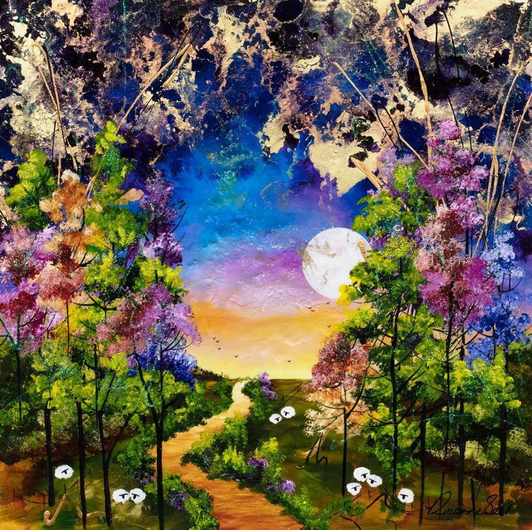 The Walkway - Original - SOLD by artist Rozanne Bell - Wyecliffe Galleries