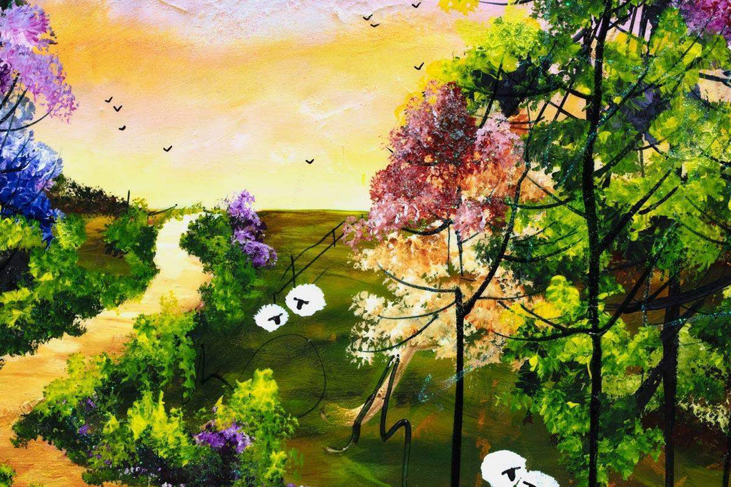 The Walkway - Original - SOLD by artist Rozanne Bell - Wyecliffe Galleries