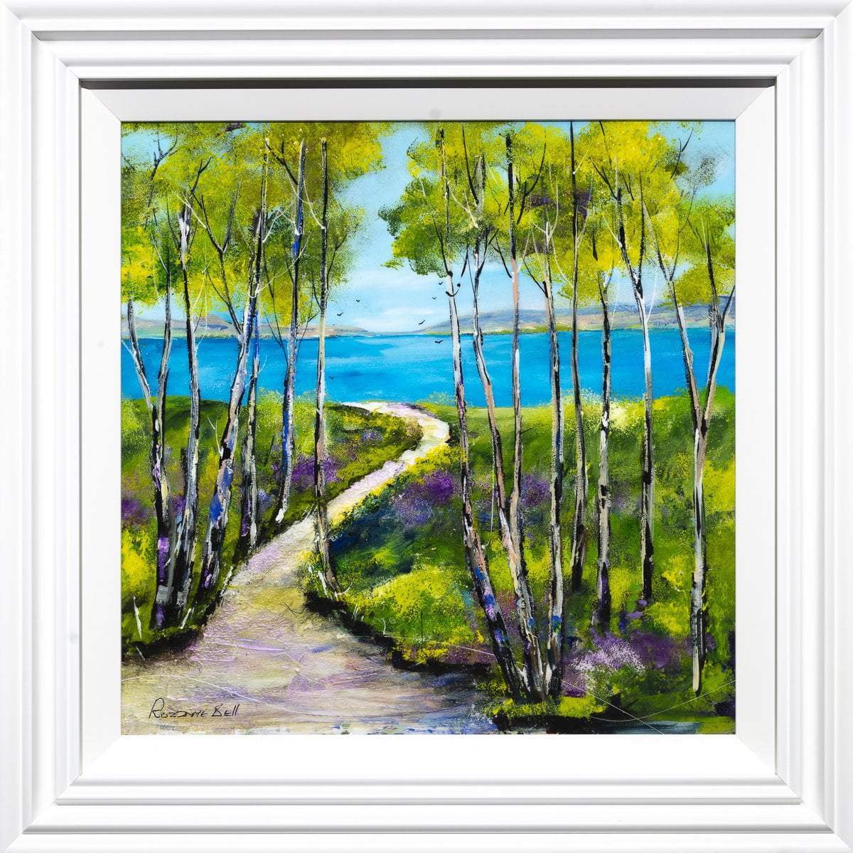 The Winding Path - Original - SOLD by artist Rozanne Bell - Wyecliffe Galleries