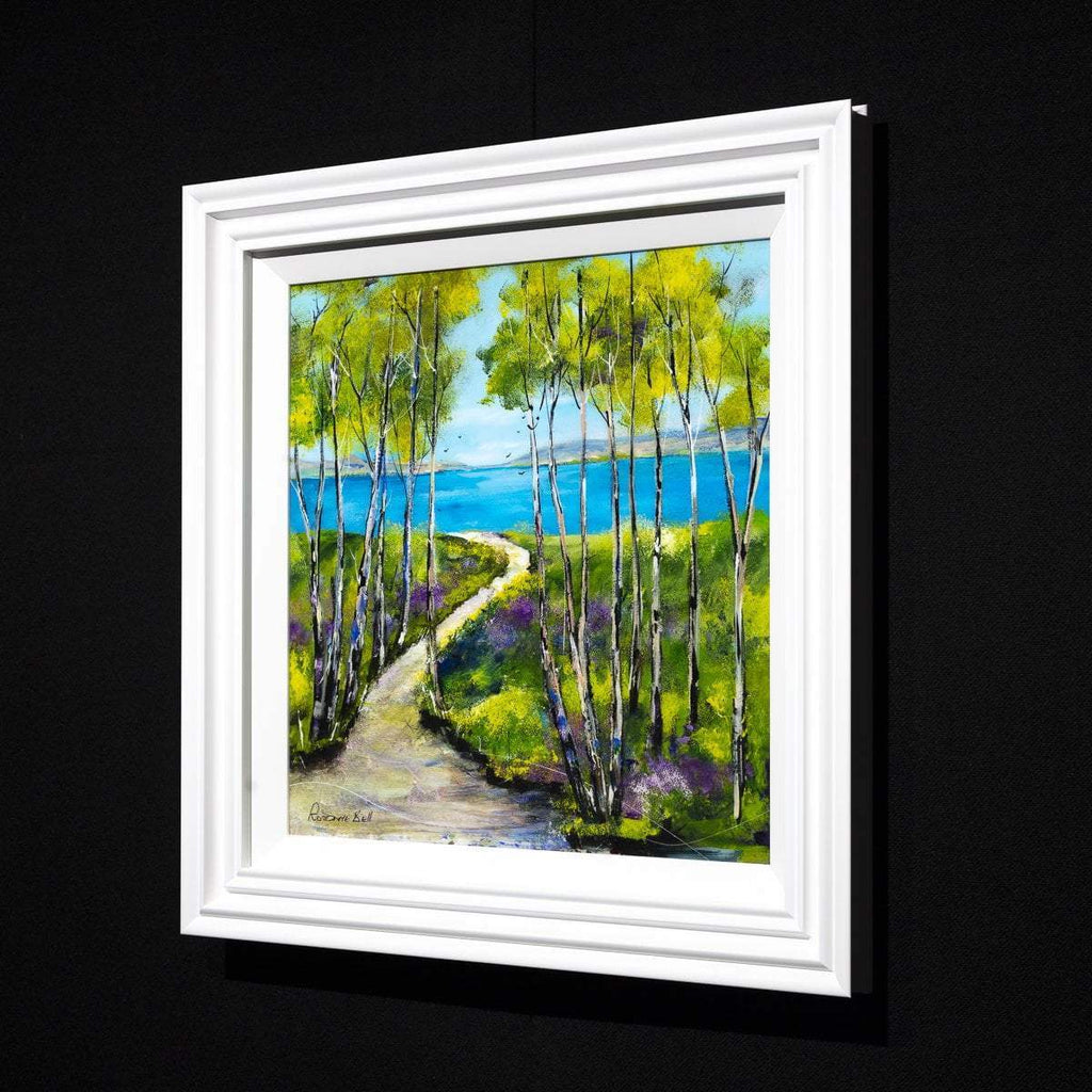 The Winding Path - Original - SOLD by artist Rozanne Bell - Wyecliffe Galleries