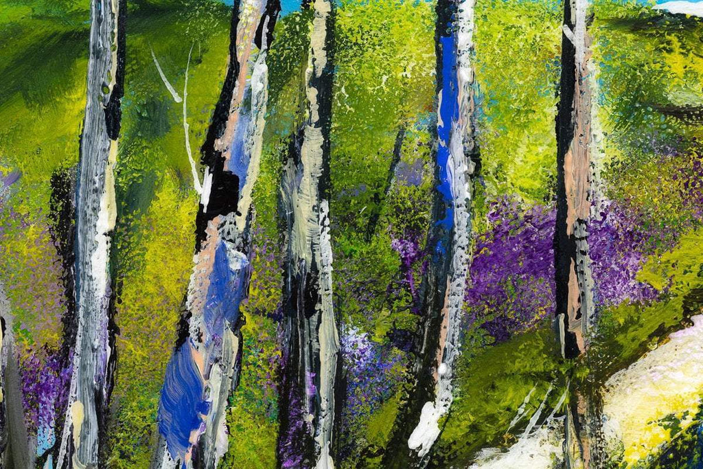 The Winding Path - Original - SOLD by artist Rozanne Bell - Wyecliffe Galleries