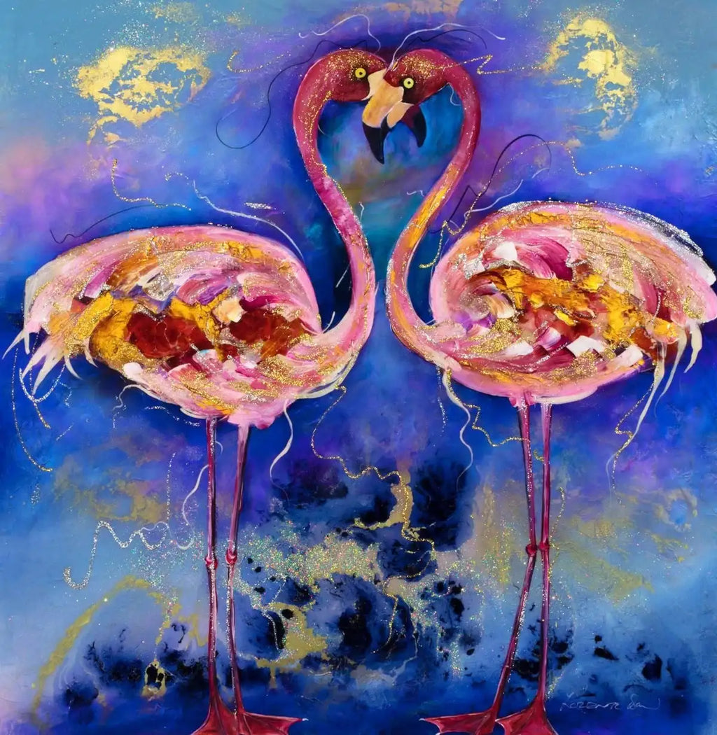 Think Pink - SOLD by artist Rozanne Bell - Wyecliffe Galleries