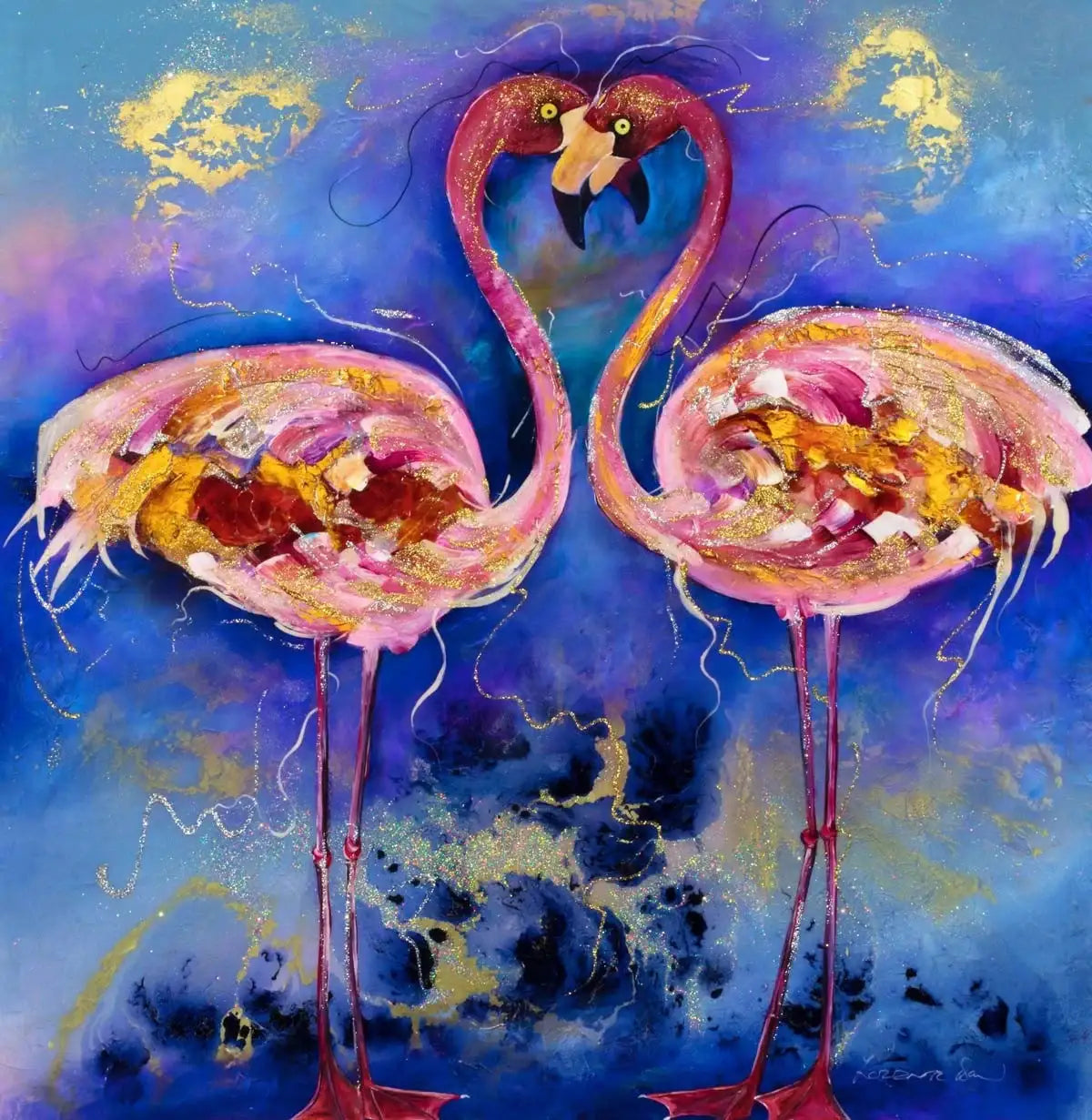 Think Pink - SOLD by artist Rozanne Bell - Wyecliffe Galleries