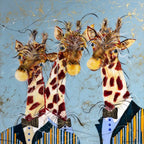 Three Amigos - Original - SOLD by artist Rozanne Bell - Wyecliffe Galleries
