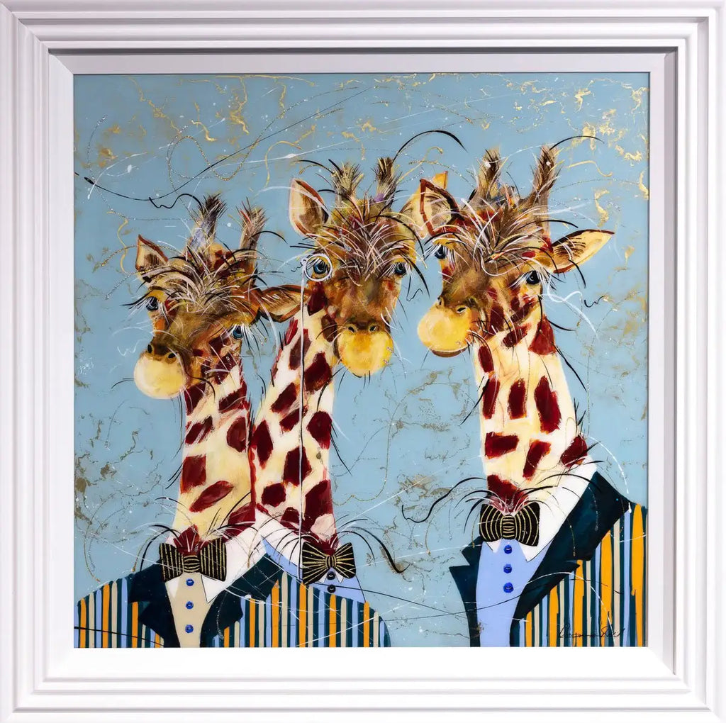 Three Amigos - Original - SOLD by artist Rozanne Bell - Wyecliffe Galleries