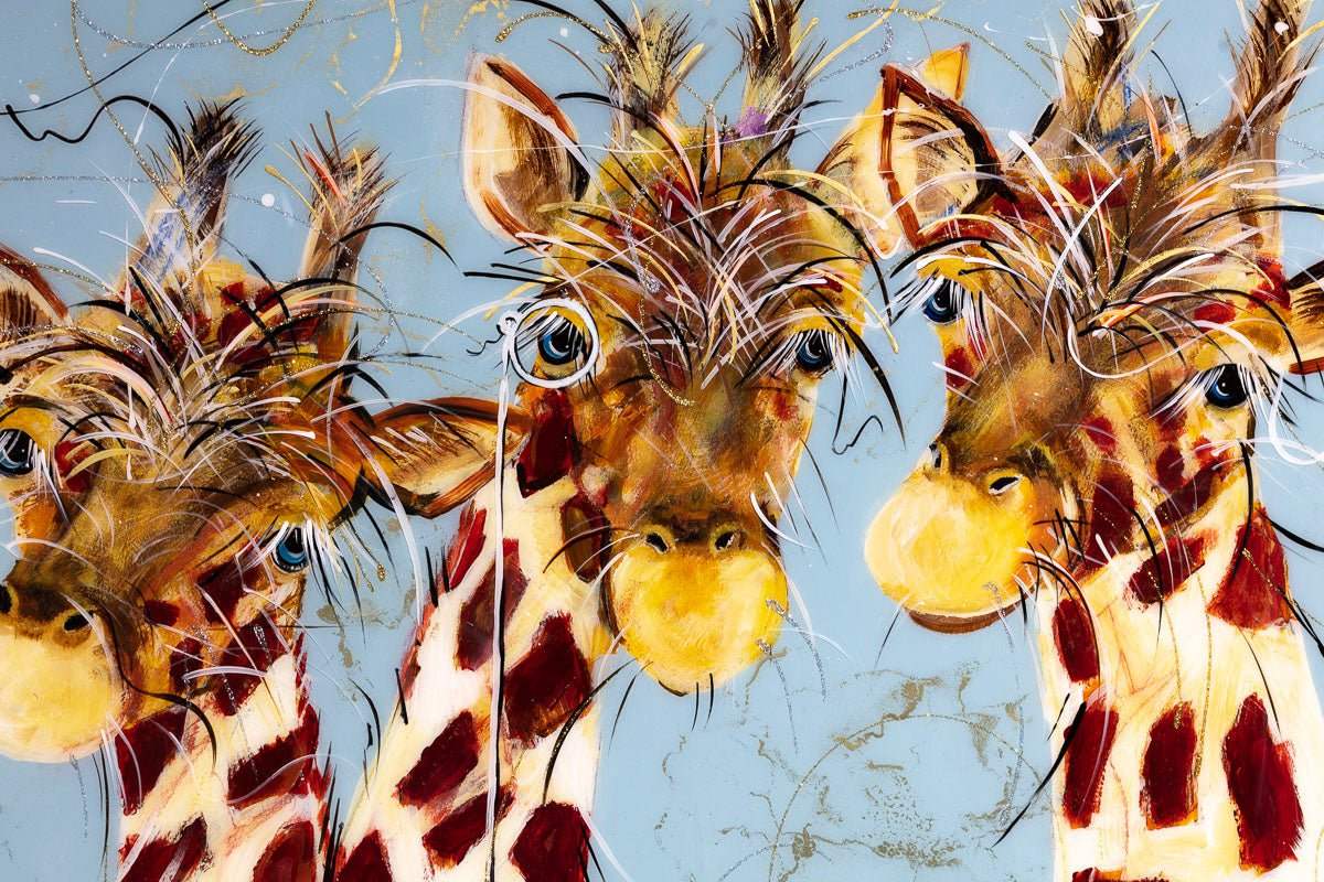 Three Amigos - Original - SOLD by artist Rozanne Bell - Wyecliffe Galleries