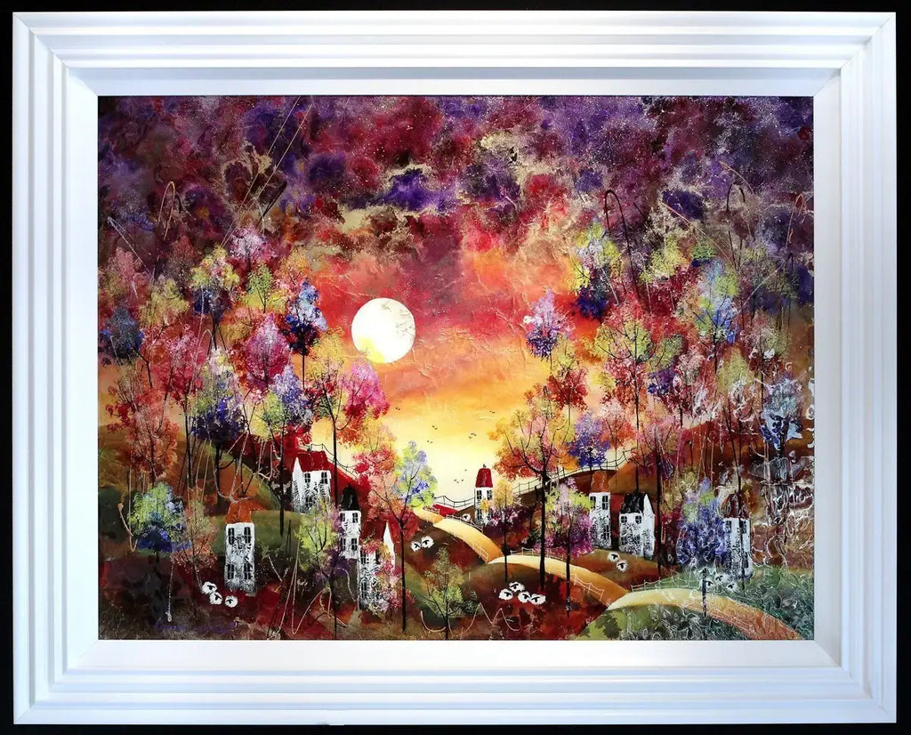 Three Hills - Original - SOLD by artist Rozanne Bell - Wyecliffe Galleries