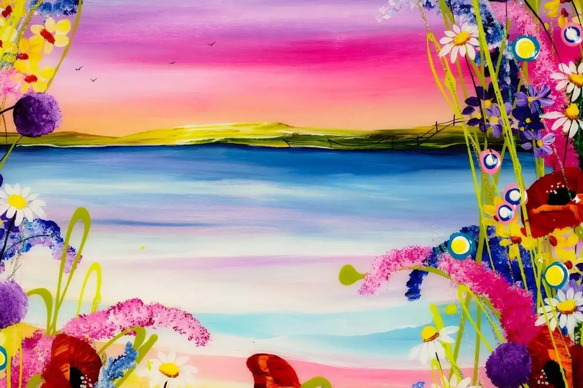 Time and Tide - SOLD by artist Rozanne Bell - Wyecliffe Galleries