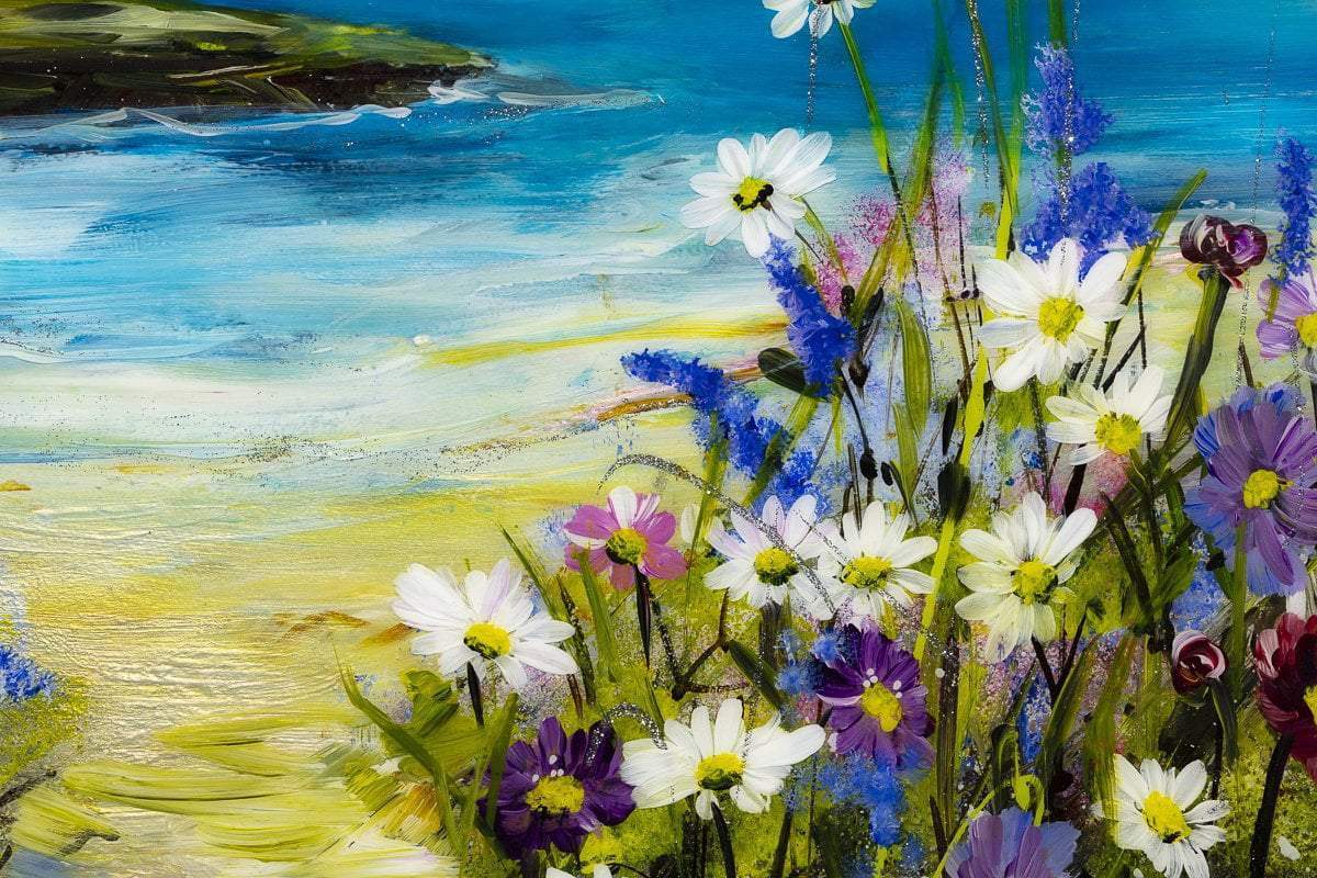 To The Coast - Original - SOLD by artist Rozanne Bell - Wyecliffe Galleries