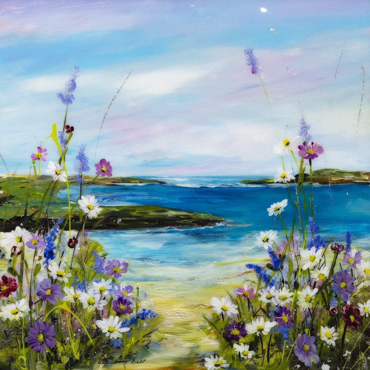 To The Coast - Original - SOLD by artist Rozanne Bell - Wyecliffe Galleries