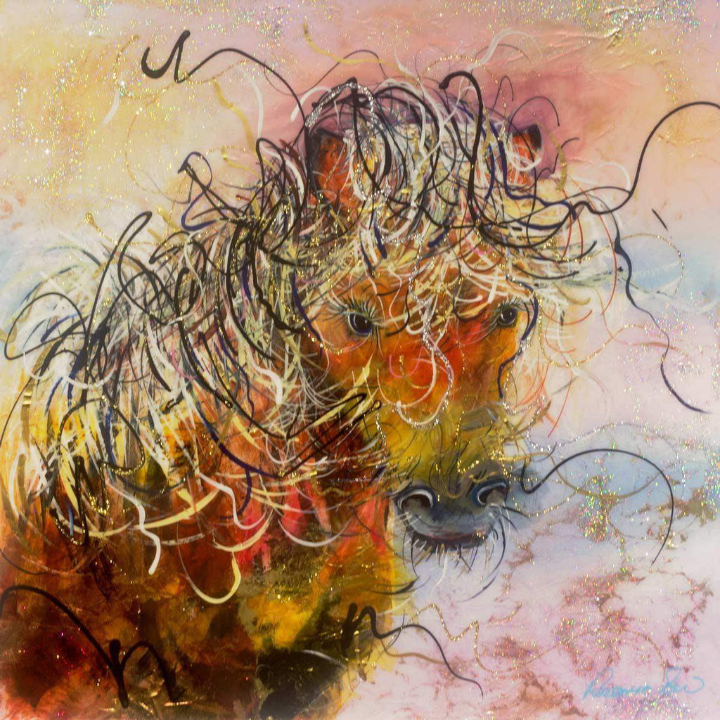 To The Highlands - Original - SOLD by artist Rozanne Bell - Wyecliffe Galleries