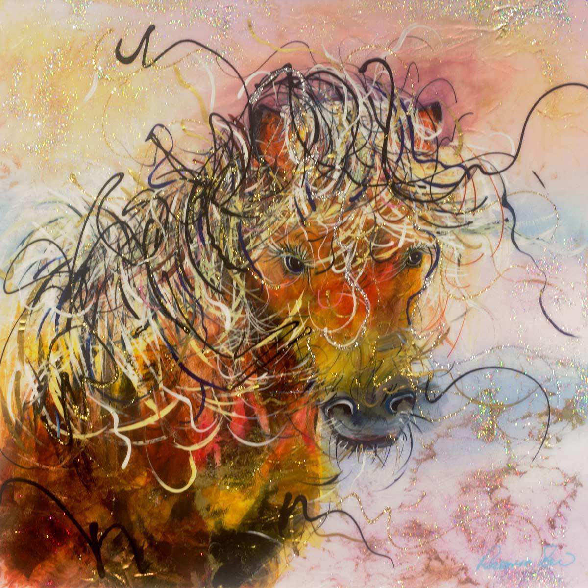 To The Highlands - Original - SOLD by artist Rozanne Bell - Wyecliffe Galleries