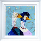 To the Races We Go - Original - SOLD by artist Rozanne Bell - Wyecliffe Galleries