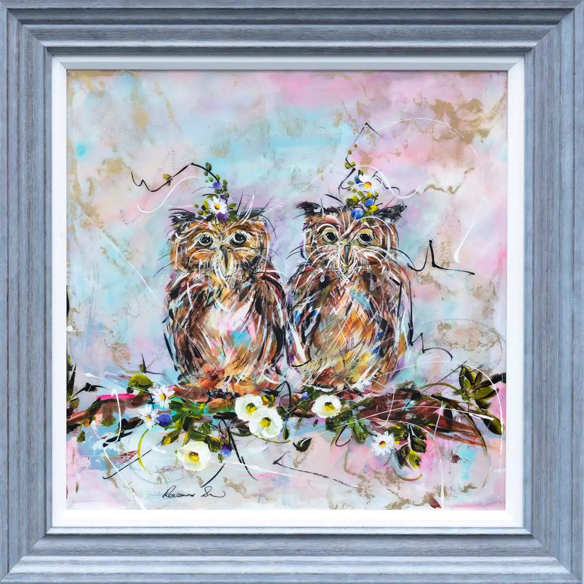 Toot Toot - Original by artist Rozanne Bell - Wyecliffe Galleries