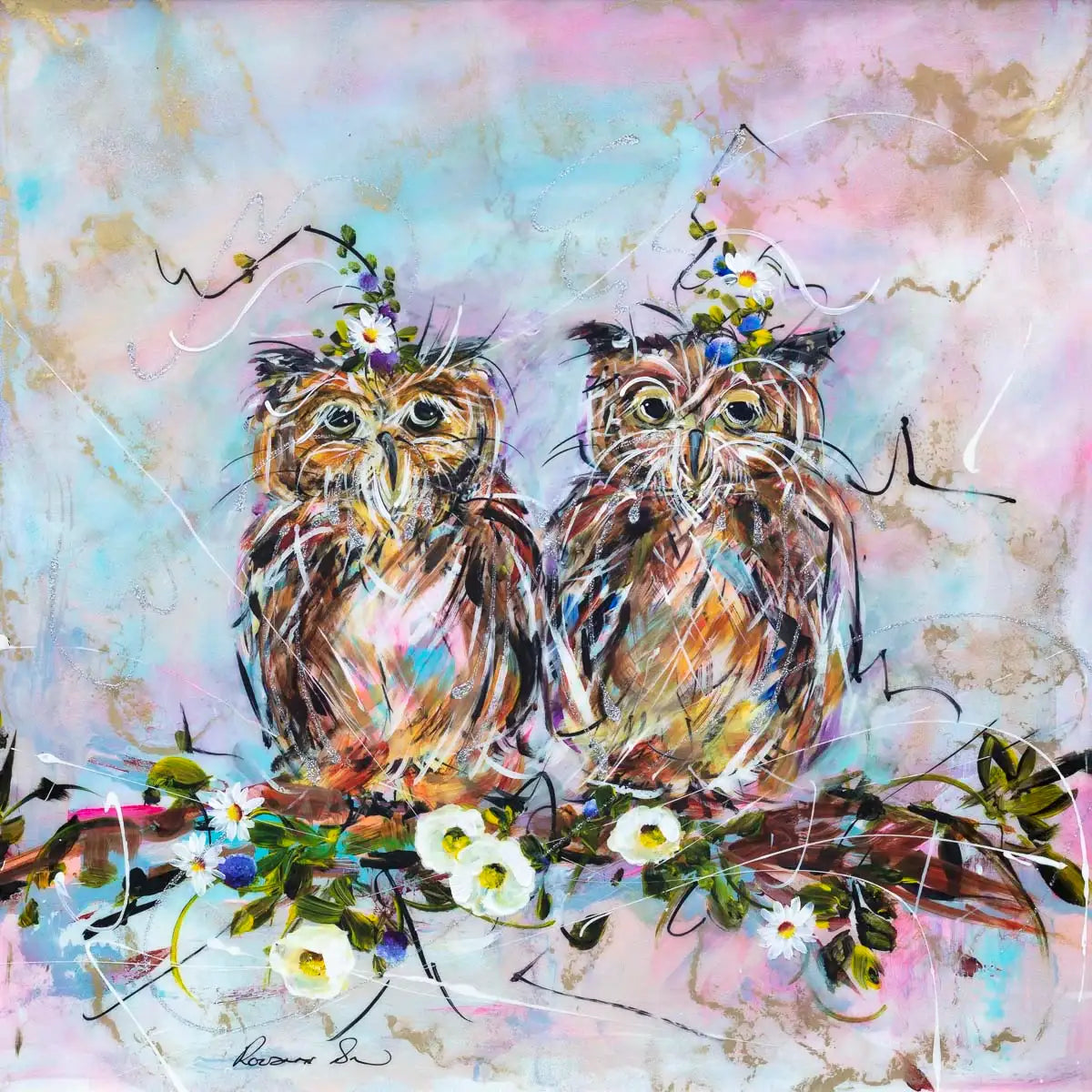 Toot Toot - Original by artist Rozanne Bell - Wyecliffe Galleries