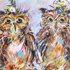 Toot Toot - Original by artist Rozanne Bell - Wyecliffe Galleries