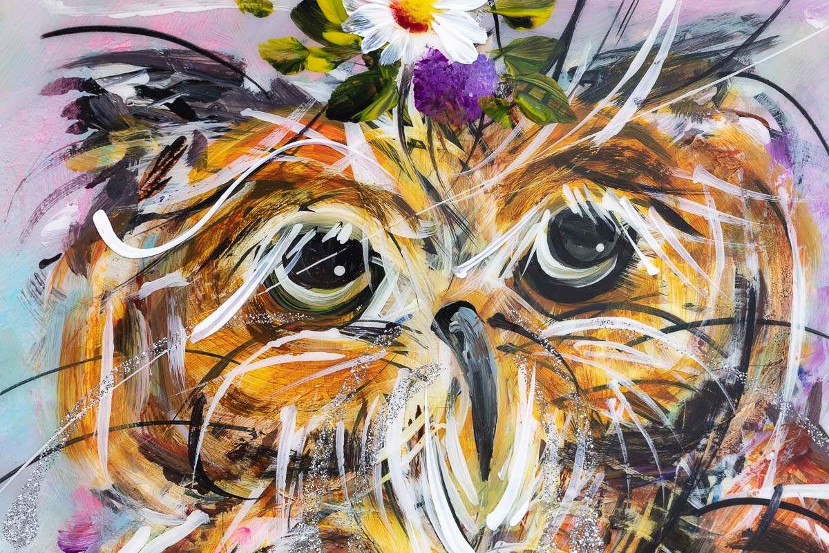 Toot Toot - Original by artist Rozanne Bell - Wyecliffe Galleries