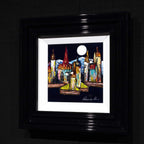 Town at Night - Original - SOLD by artist Rozanne Bell - Wyecliffe Galleries